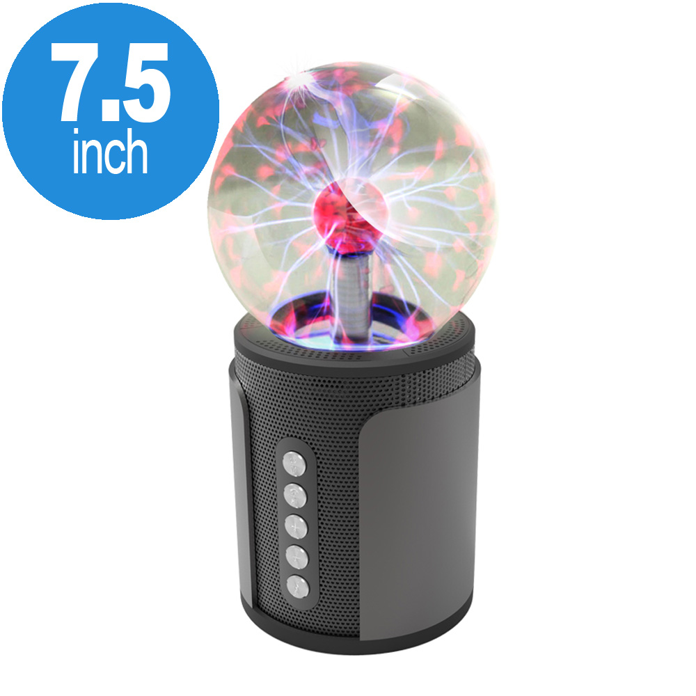 Loud Sound Magic Plasma Ball Bluetooth SPEAKER P2 (Black)
